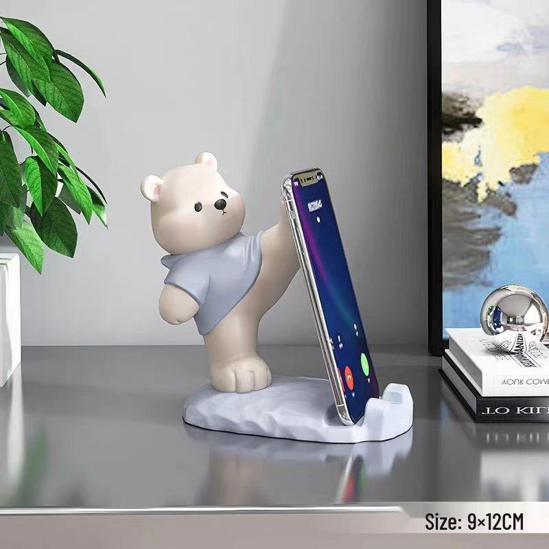 

Adorable Bear Phone Holder Desk Ornament Gift Other
