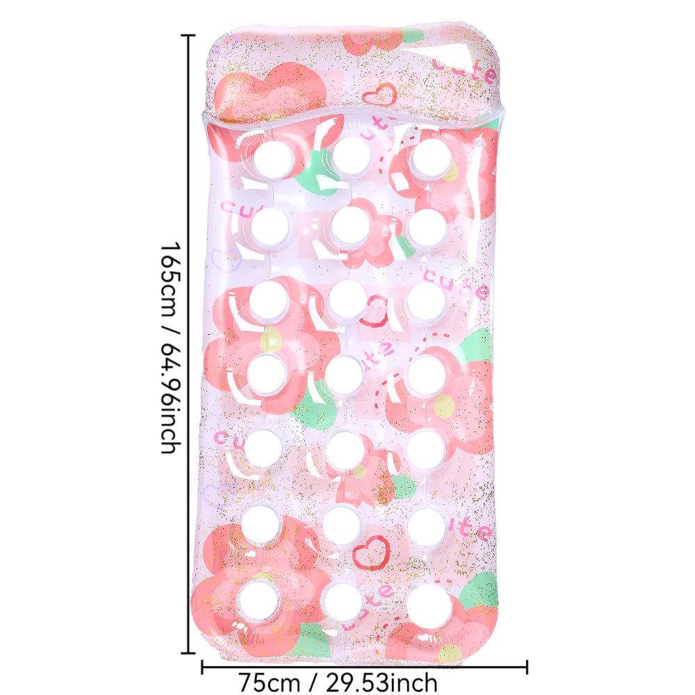 New Style Daisy Stripe Inflatable Pool Float Lounger