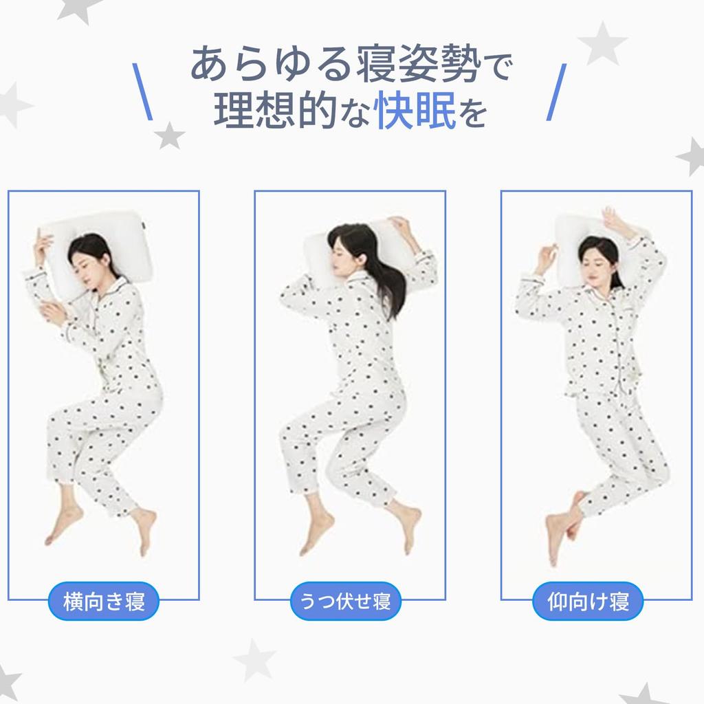 CozySleep Memory Foam Kissen, 3cm Niedrig, Weich, Keine Nackenschmerzen [Verhindert Schnarchen durch Öffnen der Atemwege], Höhenverstellbar, Perfekt zum Schlafen,