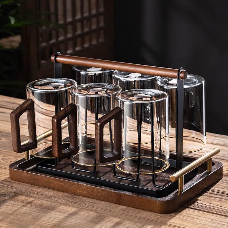 Biaoxing Heat-Resistant Glass Teapot  Teacup Set