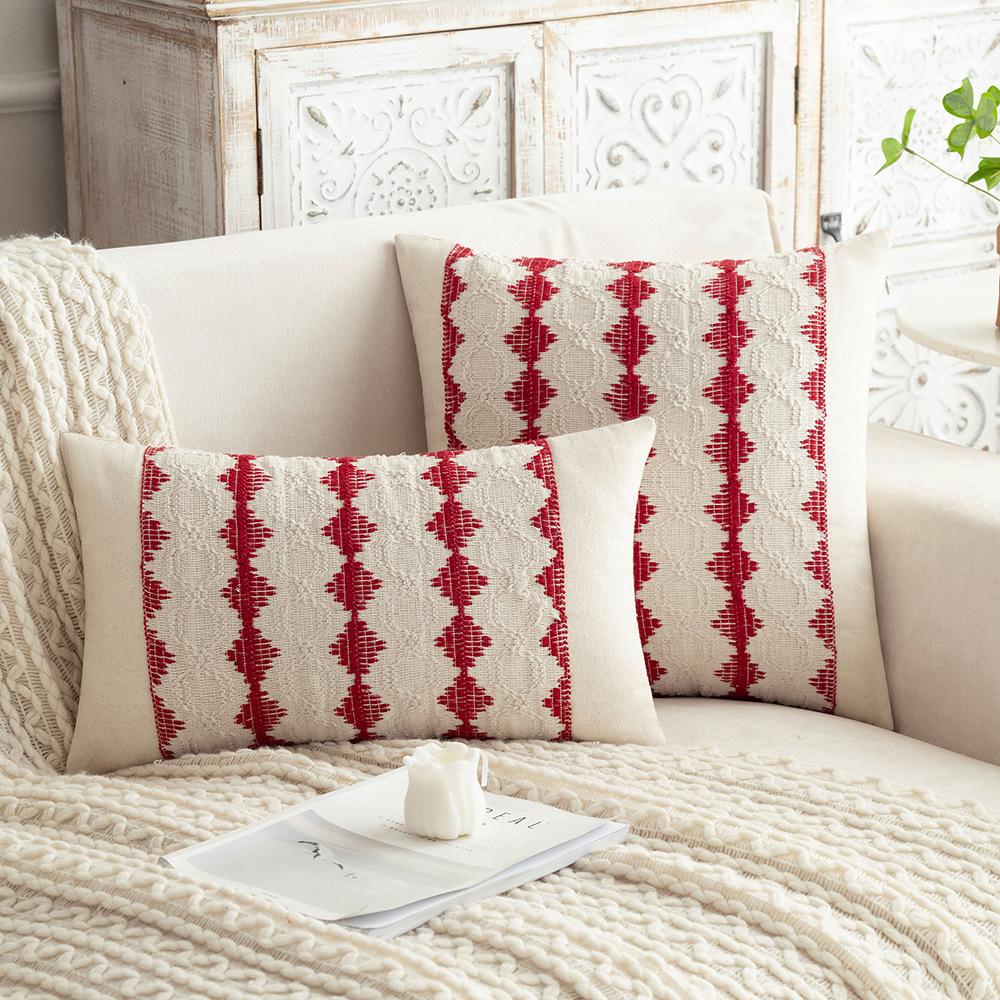 Amerikanisches Jacquard Quasten Kissen Sofa Wohnzimmer Wasabi Nordisch Ins Kissenbezug Schlafzimmer Homestay Dekoration Kissen