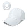 Quick Dry Outdoor Sports Hat Adjustable Snapback Hat Simple Ponytail Baseball Cap  Hiking