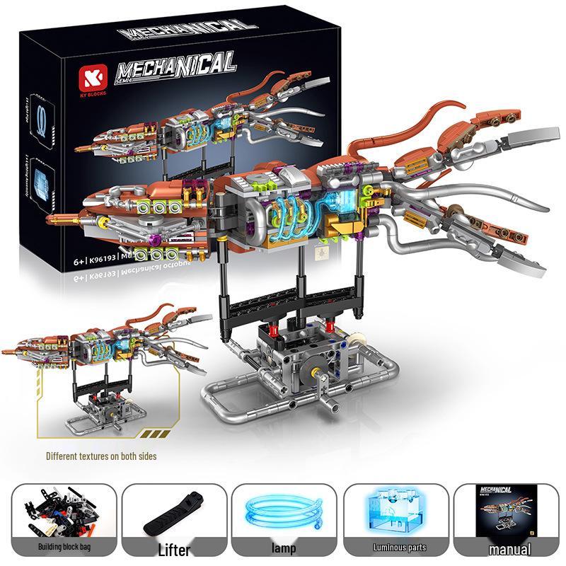 Kit de robot programmable télécommandé avec blocs de construction pour l'exploration scientifique éducative