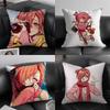 1pc Tbhk Mitsuba Sousuke Pillow Case Square Bedroom Sofa Leisure Comfort Cushion Car Living Room Home Decoration