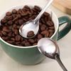 Silver Long Handle Stirring Dessert Spoons Stainless Steel Coffee Spoon Dessert Seasoning Tools Home Kitchen Accessories