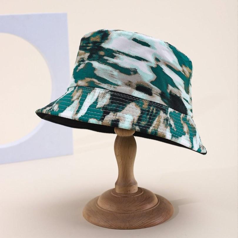 Ethnic Style Hat Sun Hat Bucket Hat Summer Double-Sided Outdoor Ultraviolet Sun Hat