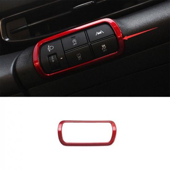 Headlight Switch Control Frame Cover 1* For Hyundai Elantra - Bright Red