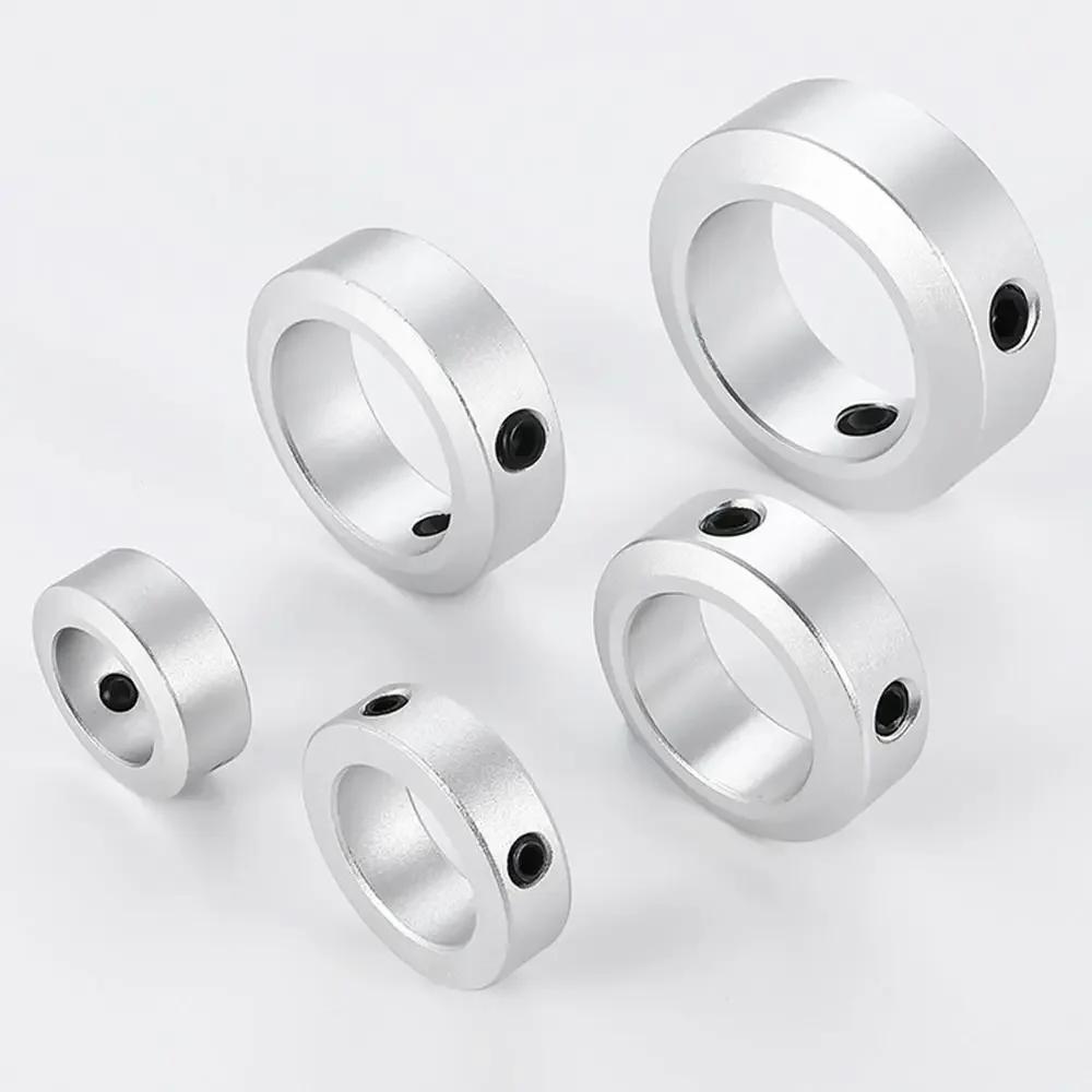1Pcs Aluminum Alloy Fixed Locking Limit Ring 6-30mm Diameter Retainer Locator Shaft Collar with Screws Stop Screw Type