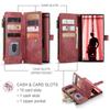 Leather Wallet Card Phone Case For Samsung Galaxy S26 Plus S25 Ultra S24 FE S23 S22 S21 S20 Zipper Purse Flip Stand Cover Coque