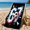 Royal Hands Holding Number 67 Beach Towel, Quick-drying, Easy to Care for, Suitable for Both Fitness and Beach Vacations,Sports Essential