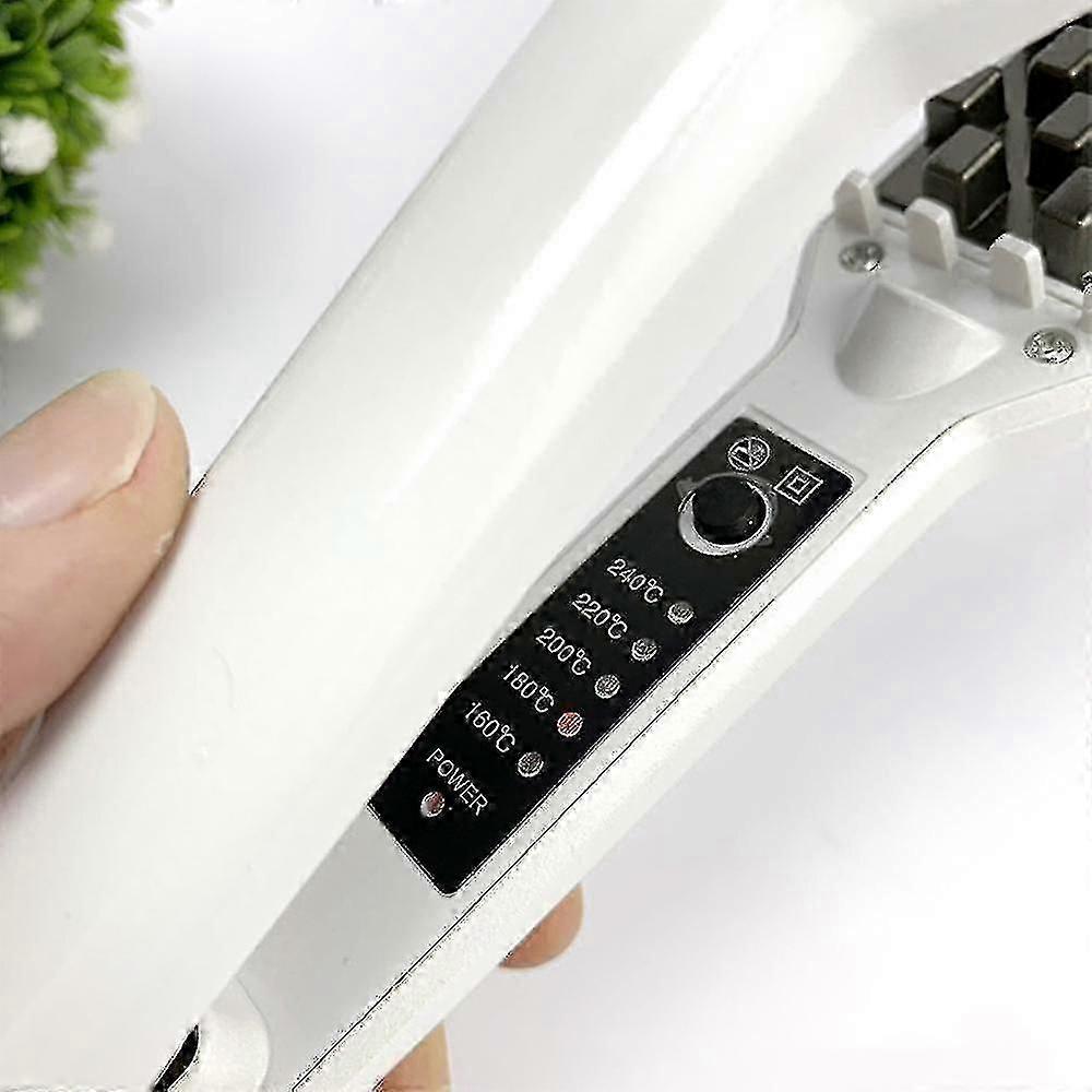 Keramik-Volumen-Haarglätter mit einstellbarer Temperatur und drehbarem Kabel | Verleiht Volumen für volleres Haar