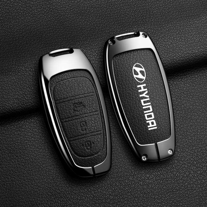 Modern Metal Key Shell Case for Santa Fe ix45/ix35