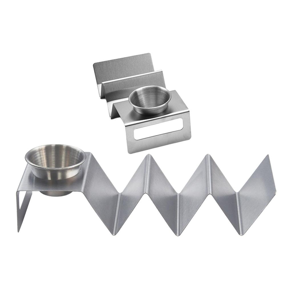 Taco Tray Holder Wave Shape Taco Rack Plate Server for Pancakes Restaurant, Home Mexican Food Oven Grill Kitchen Cooking Tool