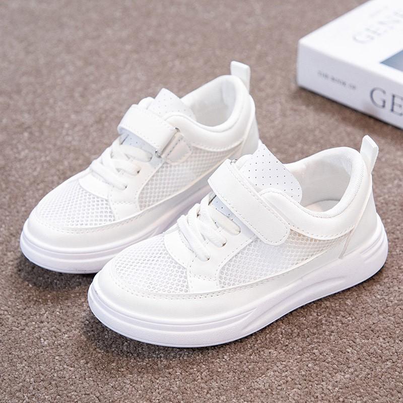 Kids Breathable Mesh Sneakers With Soft Rubber Sole Closure Boys Girls Outdoor Play Fall Winter
