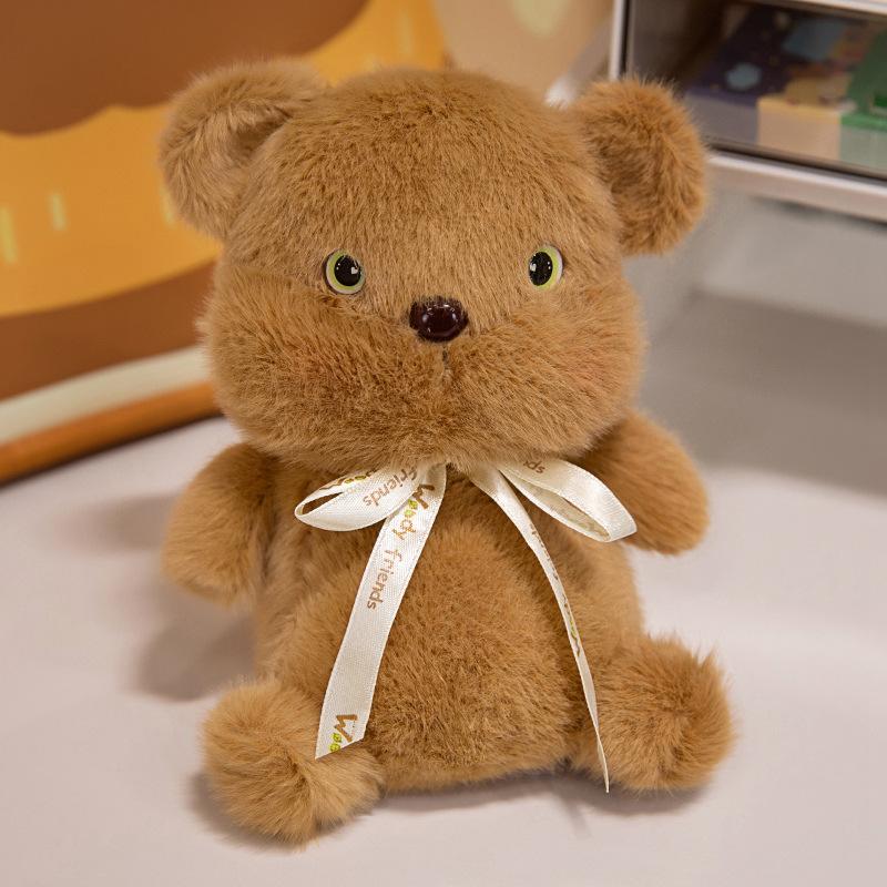 

Cute bear husky doll plush toy bunny elephant doll children soothing doll 14cm