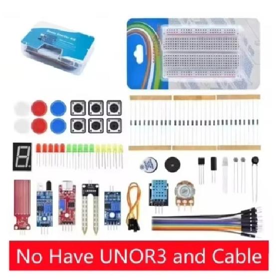 400 Tie-points Breadboard DIY Project Starter Kit For Arduino UNO R3 Kit Electronic Component Set With Box