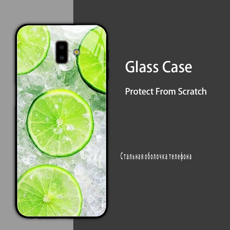 For Samsung J6 J6+ 2018 Case Cover Tempered Glass Case Hard Shockproof Coque Bumper For Samsung J4 Plus J7 2017 Protect Case