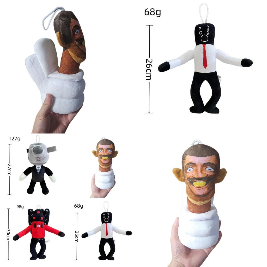 Skibidi Toilet Plush Hilarious Stuffed Toy With Character Design