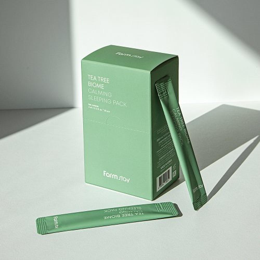 Farmstay Tea Tree Biome Calming Sleeping Pack 4ml 20 Sheets