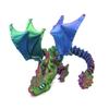 3D Tištěný Magický Drak Pohyblivý Kloub Fidget Hračka Otočný Kloubový Kancelářský Stolní Ornament Hračka pro Dospělé Dětská Řemesla Dárek