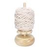 1pcs Wooden Yarn Winder Stand, Hand Weaving Winding Shaft Stand, Rotatable Yarn Spinding Tool, DIY Knitting Crochet Yarn Rack