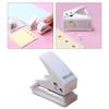 Mini Puncher Paper Capacity 8 Sheets Single Round Hole Puncher Aperture Diameter 0.24'' (6mm) for DIY Binder Paper Card