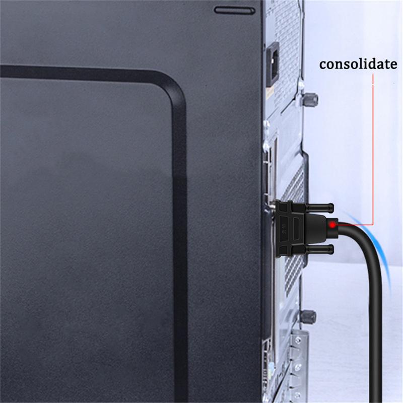 3 Meter Male to Male VGA 3+6 Cable Cord For Computer Laptop TV Monitor Connector