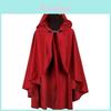 Manto de Veludo Medieval Com Capuz Para Halloween Cosplay E Role Play de Fantasia