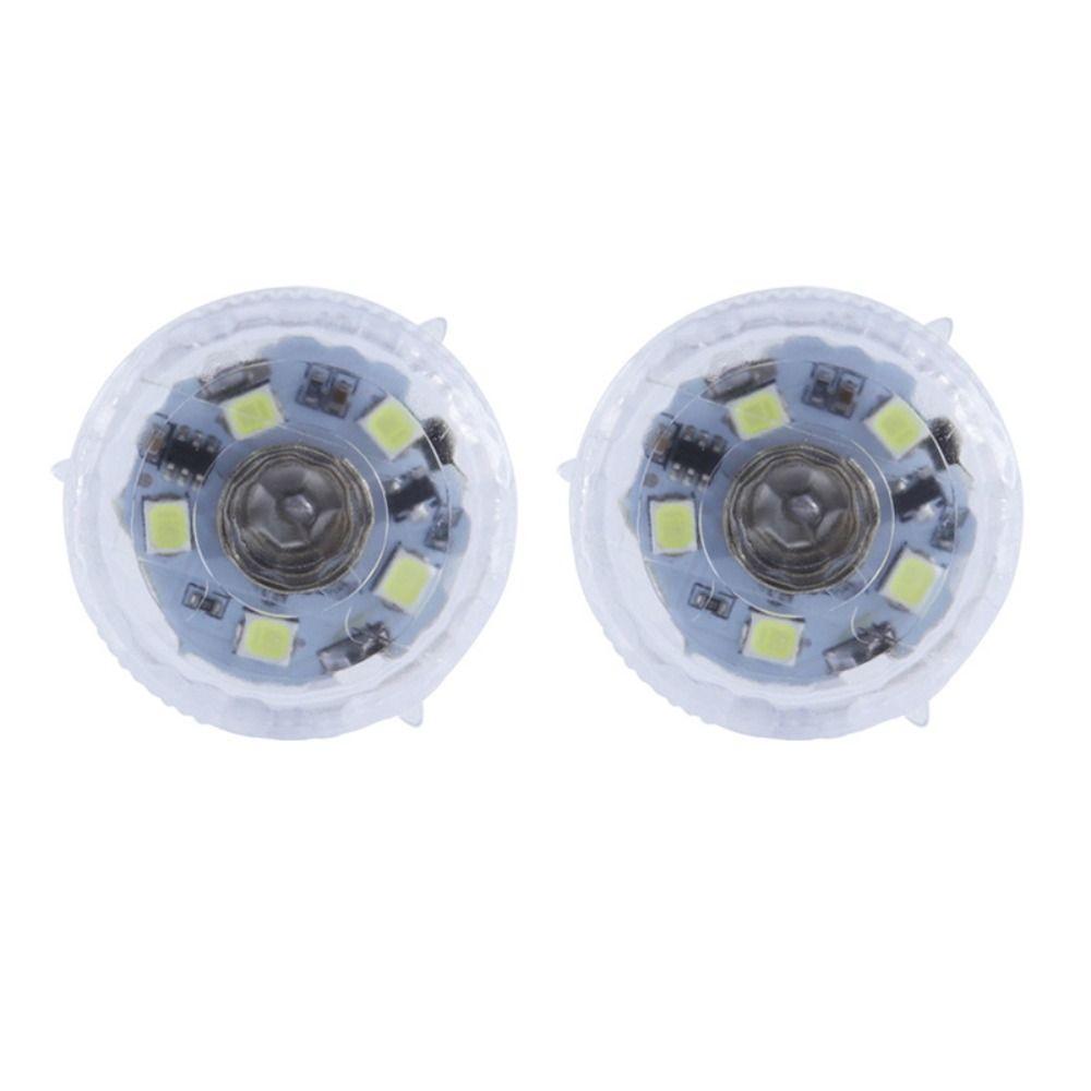 2 Pcs Self-adhesive Car Interior Atmosphere Lights Mini Finger Touch Sensor Car Interior Light Portable High Brightness