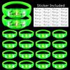20-100 Piezas Pulseras LED para Bodas Pulsera Luminosa Activada por Música y Sonido Pulseras que Brillan en la Oscuridad Para Suministros de Fiesta de Cumpleaños