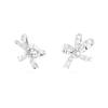 Swarovski Volta Fashionable and Versatile Bow Small Size Crystal Earrings for Women 5647579