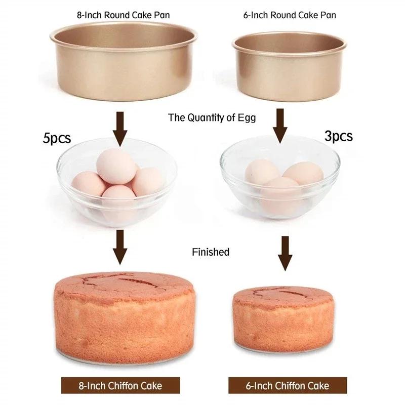 Removable Bottom Cake Baking Mold Bakeware Pan Round Cheese Cake Pan Non-Stick Carbon Steel Bakeware Cake mold Baking Tray