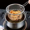 Multifunktionale Edelstahl-Lo-Mein-Schöpfkelle, für Frittiertes, Sieb-Küchenwerkzeug, faltbar, verdickt und langlebig