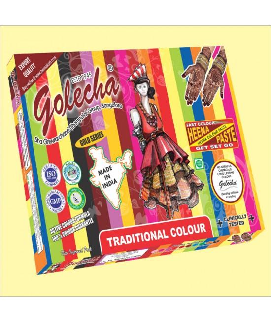 Golecha Multi Color Henna Tube 10 TUBE