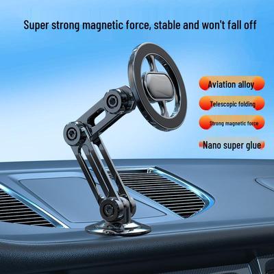 Magnetic Folding Car Phone Holder for Tesla with Cross-Border Floating Screen