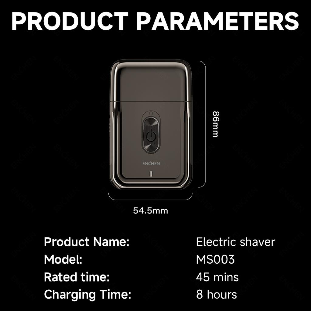 Xiaomi ENCHEN MS003 Elektrický holicí strojek Mini holicí strojek Elektrický holicí strojek Přenosný zastřihovač vousů Dobíjecí holicí strojek