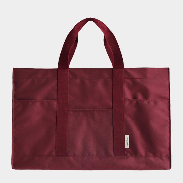 Salrang Floral Parkcation Bag Redbrown Wine