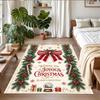 Christmas Printed Square Area Rug Soft Non Slip Floor Carpet For Bedroom Holiday Gift