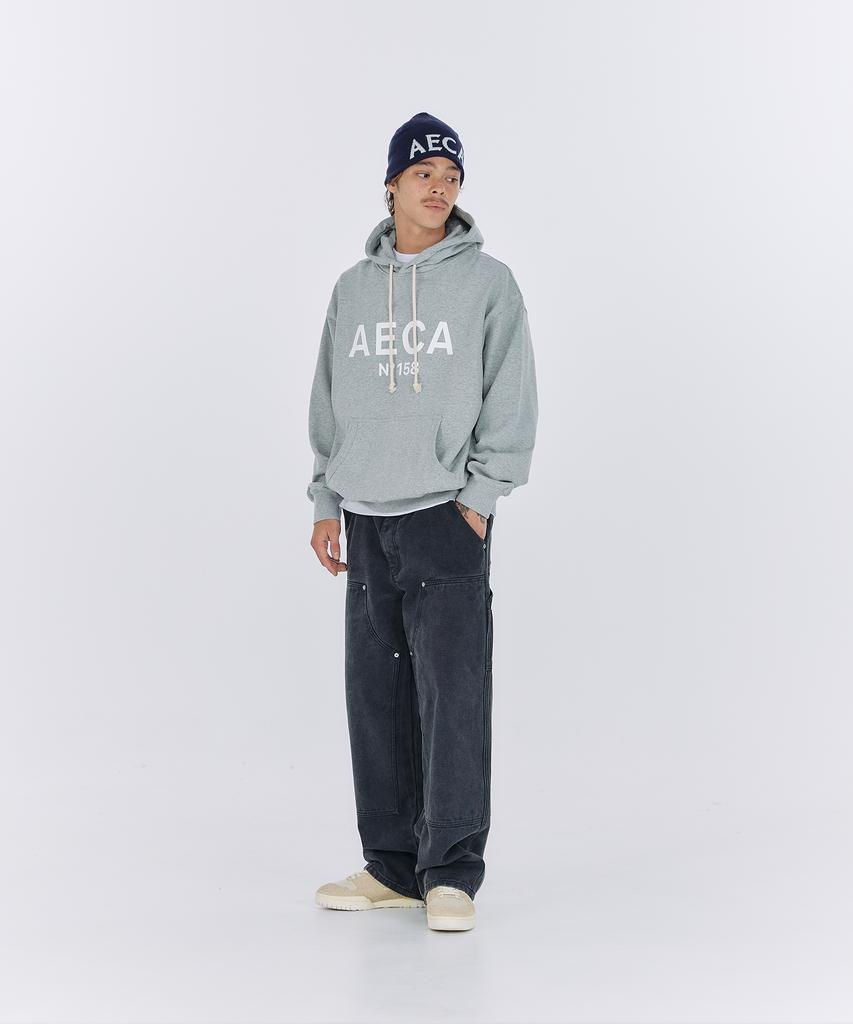 Big Logo Pullover Hoodie-Navy/White