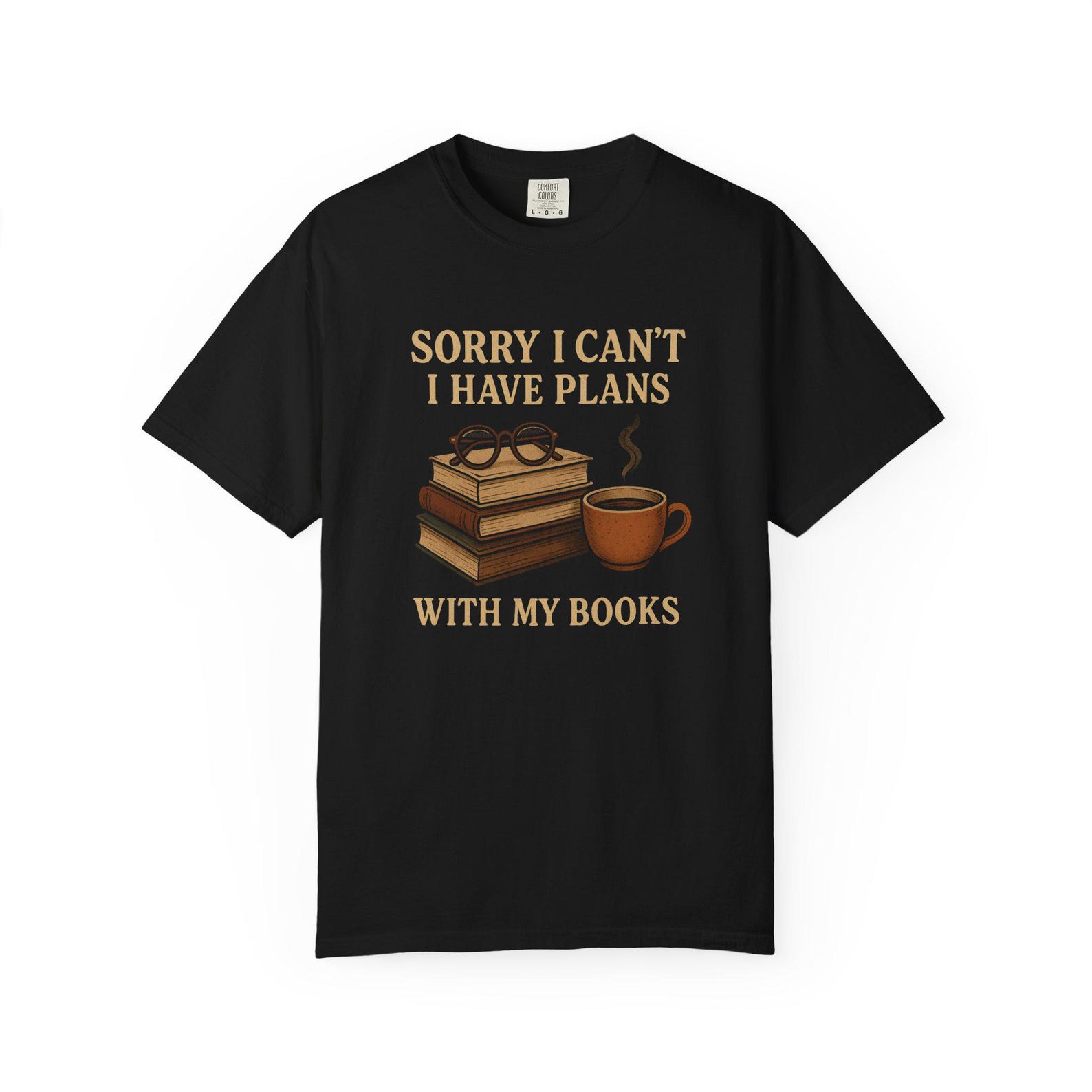 Book Lover T-Shirt: Cozy Reading Plans, Comfort Colors Tee S