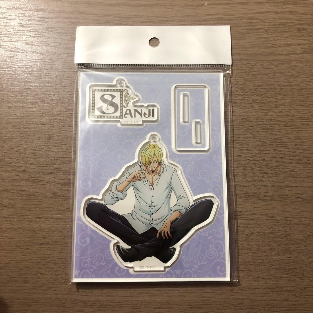 Used One Piece Acrylic Stand Key Chain Sanji