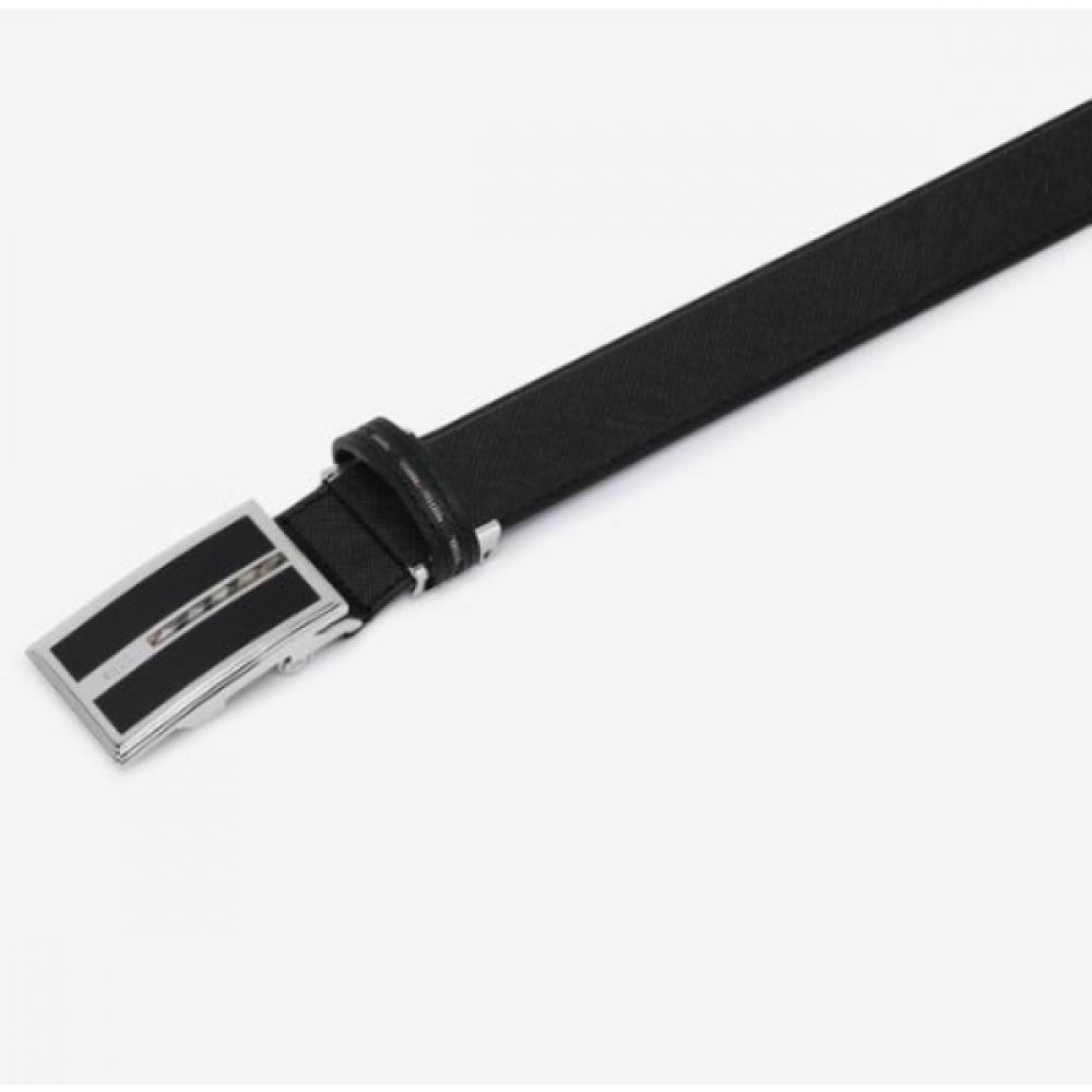 Daks Cintura Automatica in Pelle con Fantasia a Scacchi Neri Dbbe2e990bk
