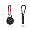 Spring Loaded Carabiner Clip Built-in Compass Key Carabiner Portable Climbing Hook  Daily