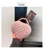 Floral Print Portable Makeup Bag with Large Capacity