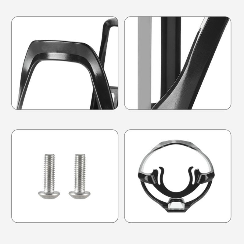 Bike Water Bottle Cage Lightly Weight Bike Drink Cups Holder with Screws Cycling Water Flasks Cage Adapters for Bike