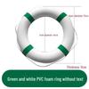 Boia Salva-Vidas Infantil Jun Ding Ying de Espuma de PVC Verde e Branca