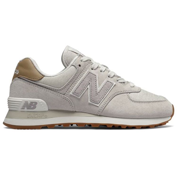 New Balance Nb 574 Retro Fabric Low-Top Casual Running Shoes Women Sneaker Lotus-Gray WL574LCC
