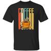 Coffee Retro Unisex Shirt Gift Coffee Lover Tee Black Navy Dark Heather