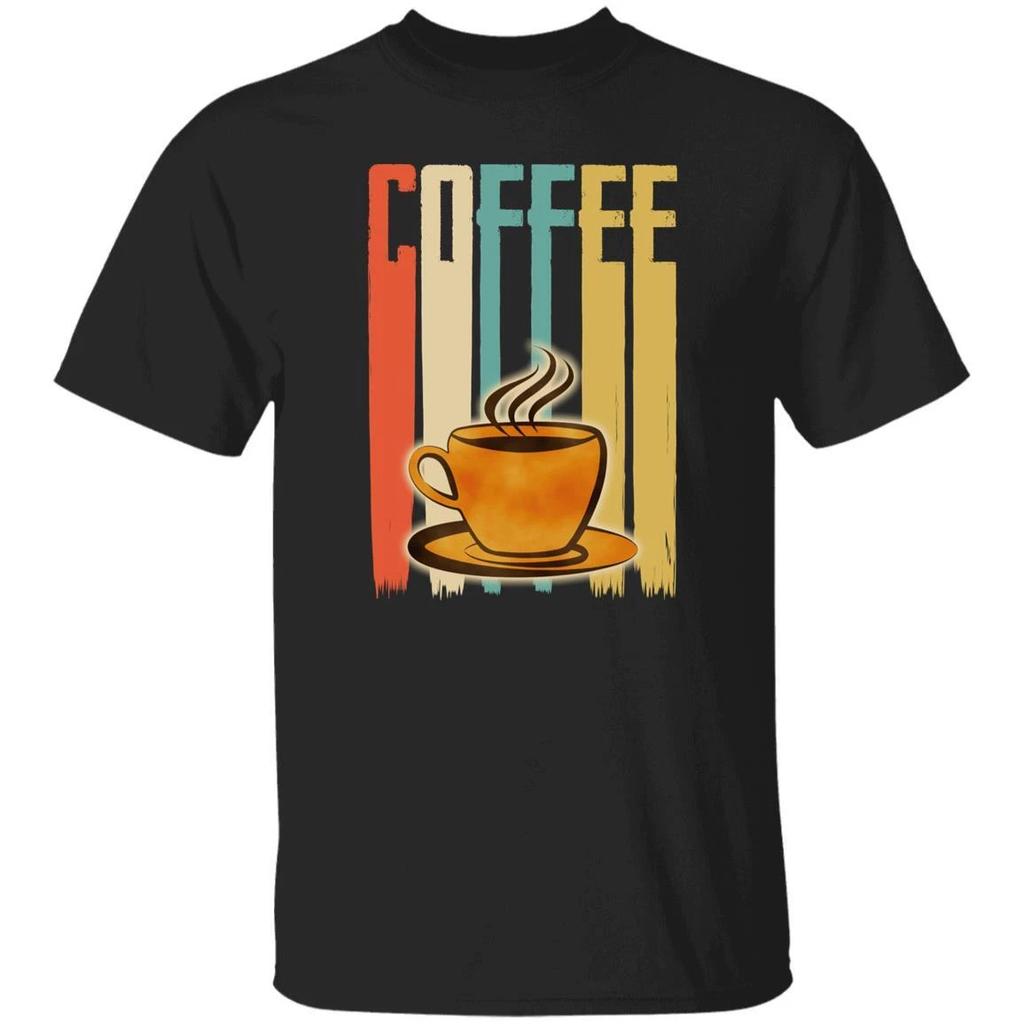 Coffee retro Unisex shirt gift coffee lover tee black navy dark heather