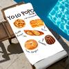 Art Bread Cute Towel Towel Soft Pool Gift For Travel Gym Shower Cool Camping Quick Dry Sports  Large Beach Towel